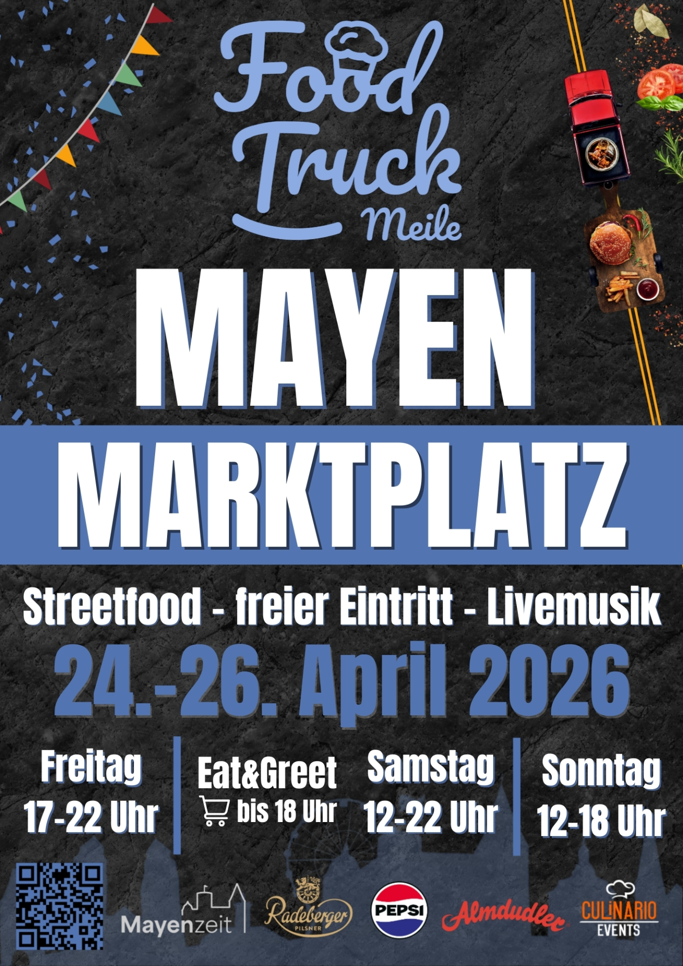 Flyer der Foodtruckmeile