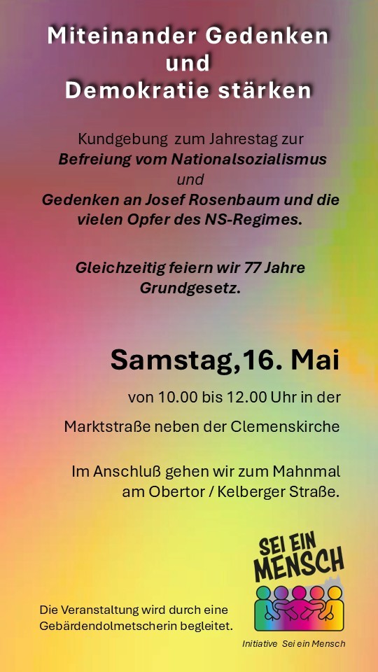Plakat zur Veranstaltung