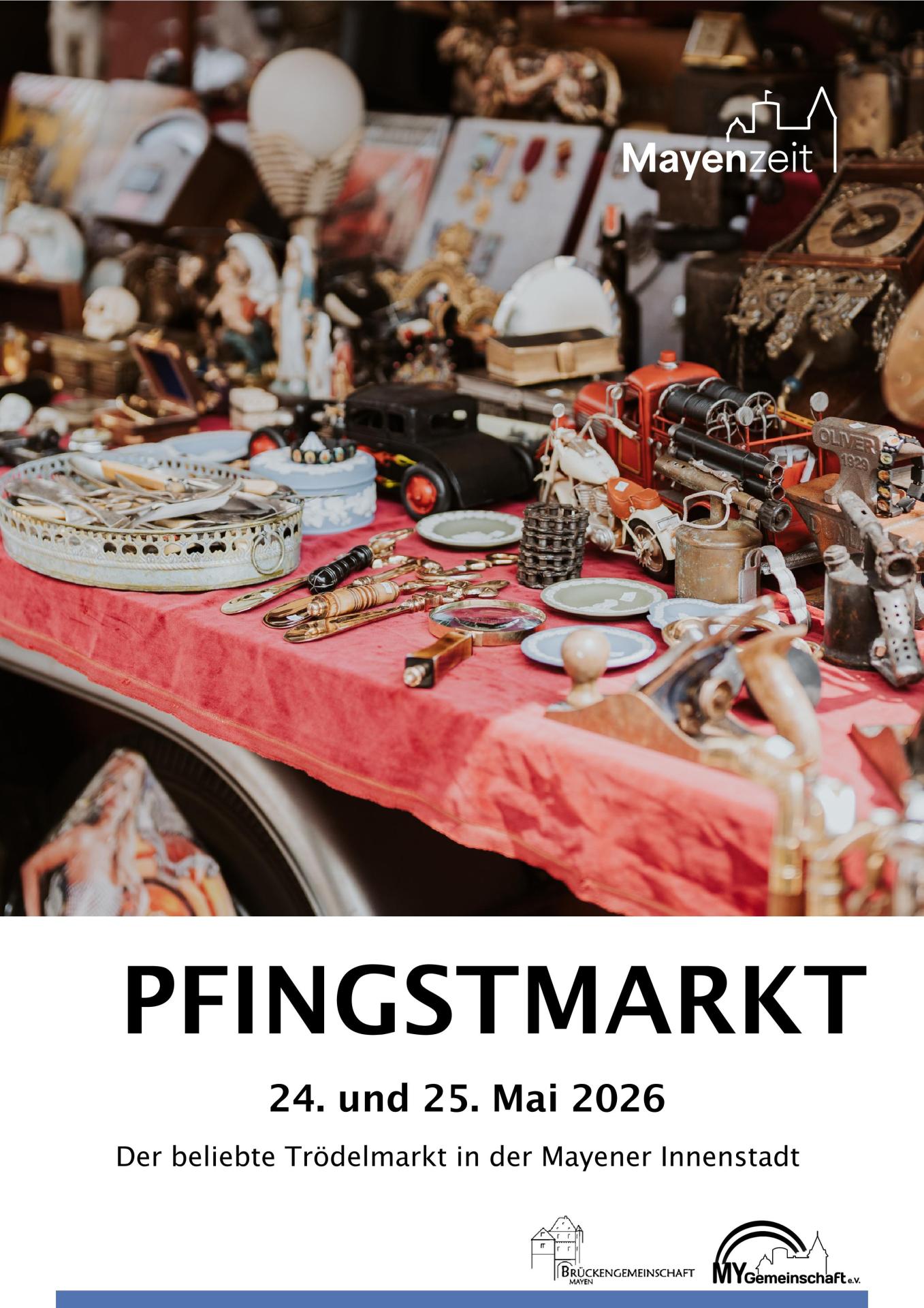 Plakat zum diesjährigen Pfingstmarkt
