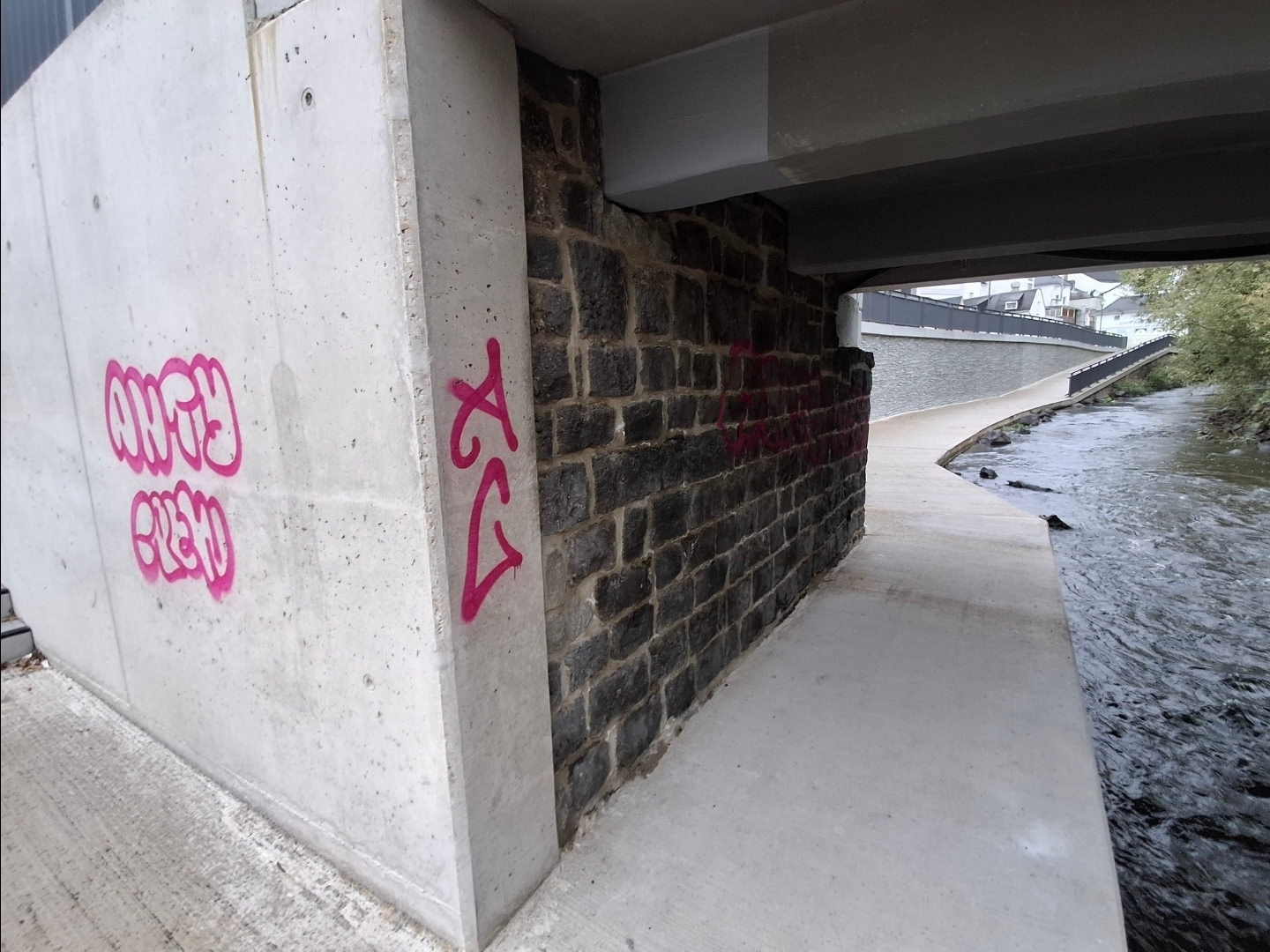 Graffiti an einer Wand