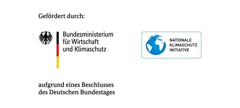 Förderung durch das Bundesministerium für Wirtschaft und Klimaschutz und die Nationale Klimaschutz Initiative