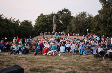 Zuschauer Open-Air Kino